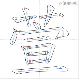 萱幾畫|萱筆畫